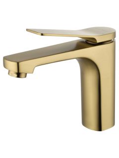 Смеситель для раковины Wonzon & Woghand WW-XH-013-BG брашированное золото